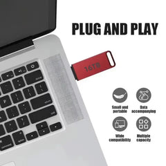 New 16TB Flash Drive USB 3.2 High Speed Transfer Type C U Metal Flash SSD Portable Mini Flash Drive Memory Waterproof U Drive
