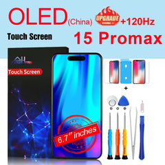 PINZHENG High Quality Screen INCELL LCD OLED For iPhone 14 Pro 15 Plus 13 Pro Max Display For iPhone Replacement With Tools