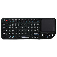 Mini Wireless Keyboard A8 Remote Control 2.4G 7 Color Backlit Portuguese Arabic Russian Touchpad Air Mouse for Android TV Box