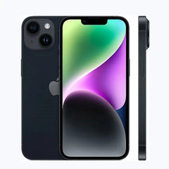 هاتف Apple iPhone 14 5G الأصلي بشاشة 6.1 بوصة A15 Face ID NFC US Dual eSIM وذاكرة وصول عشوائي 6 جيجابايت وذاكرة قراءة فقط 128 و256 و512 جيجابايت وشاشة OLED غير مقفولة ومستعمل