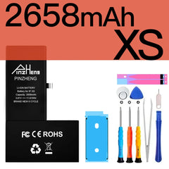 PINZHENG Real High Capacity Battery For iPhone X XR XS Max 12 13 Mini Pro Max 11 Pro Max Replacement Bateria Warranty One Year