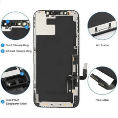 شاشة OLED جديدة لهاتف iPhone X XR XS MAX 11 12 PRO MAX شاشة LCD لهاتف iPhone 7 8 Plus X XS 11 شاشة Incell تدعم اللمس ثلاثي الأبعاد