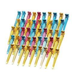 A Box Of  Mini Barber Clips: Heat-Resistant Metal Hairpins for DIY Coloring, Professional Salon & Home Haircut Styling Tools