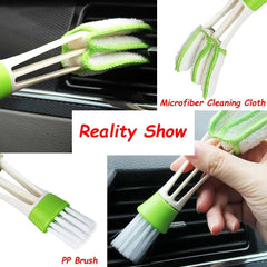 New Car Cleaning Kit Scrubber Drill Detailing Brush Set Air Conditioner Vents Towel Polisher Car Auto Detailing Tools