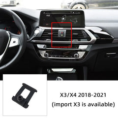 For BMW 3 5 7 Series X2 X3 X4 X5 X6 X7 E46 E60 E90 F10 F30 G20 Car Mobile Phone Holder Base Fixed Air Outlet Bracket Accessory