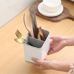 Double Layer Detachable Chopsticks Cage Multifunctional Spoon Fork Storage Holder Cutlery Organizer Kitchen Accessories