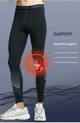 2-piece tight pants men's cycling base fitness shorts quick drying high elasticity sports set running training compression