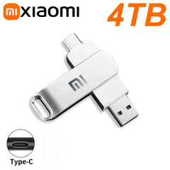 Xiaomi 16TB USB3.2 Flash Drive Metal High-Speed Pen Drive 8TB 4TB Waterproof Type-C USB Pen Drive For Computer Storage Devices