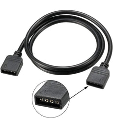 0.3M 0.5M 1M 3M 5M 3Pin 4Pin LED RGB RGBW Male to Male / Female to Female Extension Connector Cable with needles
