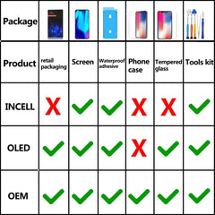 شاشة PINZHNEG عالية الجودة INCELL OEM لهاتف iPhone 8 PLUS 6 6s Plus Display 7 Plus SE2020 شاشة LCD بديلة مع أدوات