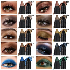 1PC Eye Brightening, Sponge Tip, Easy To Apply, Even and Smooth, 2-in-1 Eye Shadow Stick, Perfect for Music Festivals