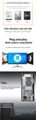 2.5" External Hard Drive Enclosure USB 3.0 Hard Disk Case 6TB Supports 7mm 9.5mm SATA SSD HDD For Laptop PC