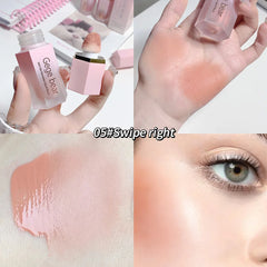 Gege Bear Liquid Blush Cream 6 Colors Smooth Velvet Matte Pink Blusher Natural Easy To Smudge