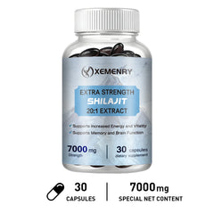 Shilajit - Increases Energy and Vitality, Supports Memory and Brain Function, Non-GMO