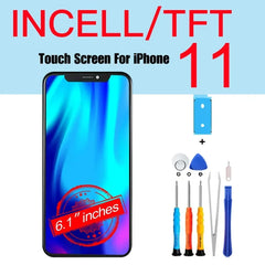 شاشة PINZHENG عالية الجودة INCELL LCD OLED OEM AMOLED لهاتف iPhone XS MAX X XR 11 12 13 MINI PRO PROMAX بديلة للشاشة