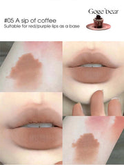 Gege Bear Soft Matte Lip Liner - Defines Lips, Long-Lasting, and Won't Smudge in Natural Pink