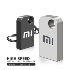 محرك أقراص فلاش صغير من شاومي بسعة 2 تيرابايت، USB 3.0، نقل فائق السرعة، قرص معدني، محرك أقراص USB من النوع C، قرص مقاوم للماء، SSD U Drive