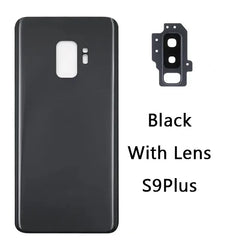 New for Samsung Galaxy S9 g960 g960f S9 Plus g965f battery back cover 3D glass panel rear door housing case camera lens replace