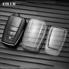 TPU Car Key Remote Case Cover Shell Fob For Toyota Prius Camry Corolla C-HR CHR RAV4 Prado 2018 2022 Key Protector Accessories