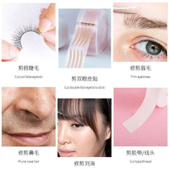 Eyebrow Scissor Makeup Eyelash Trimmer Nose Facial Hair Remover Multifunctional Scissors Stainless Steel Nail Cuticle Tools