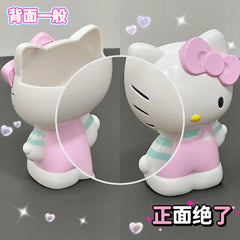 1pc Cute Cartoon Hello Kitty Pen Container Student Stationery Cute Fashion My Melody Desktop Storage Pen Box Girls Ornament Gift