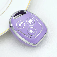 For Ford Mondeo Focus Fusion Fiesta Galaxy Transit 2008 2006 2007 Tpu 3 Bottons Car Key Case Cover Shell Accessories
