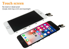 Full Set LCD For iPhone 6 A1586 Display Touch Screen Digitizer Full Assembly 6G Ecran Replacement With Home Button Front Camera