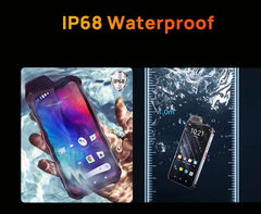 UNIWA W888 MT6765 Helio P35 Octa Core 4GB+64GB ATEX Explosion IP68 Smartphone Andriod11 6.3“ HD Screen  5000mAh NFC Mobile Phone