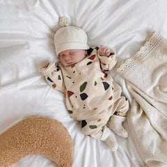 Fashion Baby Clothes Set Spring Autumn Toddler Baby Girl Casual Tops Sweater + Pants Baby Boy Clothing Outfits