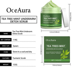 "Gentle Underarm Scrub - Exfoliating & Brightening Treatment For Smooth Skin, Helps Remove Impurities & Refresh, All Skin Types