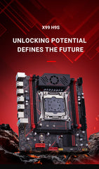 لوحة أم QIYIDA X99 TPM 2.0 واجهة LGA 2011 3 مع NVME NGFF M.2 تدعم 4 قنوات X99 C612chip DDR4 ذاكرة SATA3.0 USB3.0