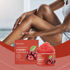 Cherry Sugar Body Scrub Gently Exfoliates, Cleanses, Moisturizes, Moisturizes, and Nourishes Body Care