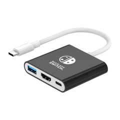 محول TUTI USB C إلى HDMI بدقة 4K/1080P يدعم وضع Switch TV Dock متوافق مع Steam Deck Nintendo Switch OLED