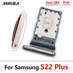 SIM Card Tray Slot Holder Adapter Accessories For Samsung S22 / S22 Plus / S22 Ultra