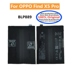 بطارية جديدة أصلية 100% BLP889 لهاتف OPPO Find X5 Pro X5Pro بسعة 5000 مللي أمبير في الساعة