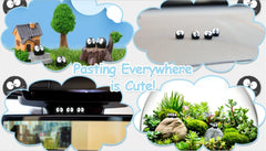12 Pcs Cute Soot Sprites Automotive Interior Decoration Accessories for Car Rearview Mirror and Dashboard Funny Ornament Gifts