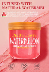 Watermelon Sugar Salt Scrub Natural watermelon extract and sugar-salt formula gently exfoliate and hydrate leaving skin glowing