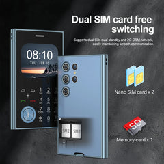 هاتف محمول جديد SERVO V8 مزود ببطاقة 2G GSM وراديو FM ومشغل MP3 وصوت سحري وشريحة SIM وعصري وصغير الحجم ومقبس سماعة رأس