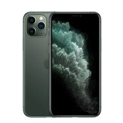 هاتف iPhone 11 pro Max الأصلي بشاشة 6.5 بوصة وذاكرة داخلية 64 جيجابايت وذاكرة وصول عشوائي 256 جيجابايت ومعالج A13 Bionic ونظام تشغيل IOS وشبكة 4G LTE مستعمل ومزود بخاصية التعرف على الوجه وهاتف ذكي من Apple