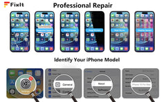 شاشة بديلة ممتازة لهاتف iPhone 16 Pro مقاس 6.9 بوصة مع إطار محول رقمي لشاشة LCD للهاتف المحمول مع أداة تجميع كاملة
