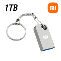 محرك أقراص فلاش صغير من شاومي بسعة 2 تيرابايت، USB 3.0، نقل فائق السرعة، قرص معدني، محرك أقراص USB من النوع C، قرص مقاوم للماء، SSD U Drive