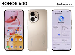 هاتف HONOR 400 الأصلي النسخة العالمية 5G الذكي بشاشة AMOLED مقاس 6.55 بوصة ومعدل تحديث 120 هرتز ومعالج Snapdragon 7 من الجيل الثالث بدقة 200 ميجابكسل وبطارية 6000 مللي أمبير في الساعة وشحن فائق السرعة بقوة 80 واط وتقنية NFC