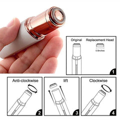 2024 New Epilator Face Hair Removal Lipstick Shaver USB Electric Eyebrow Trimmer Women's Hair Remover Mini Shaver epilator