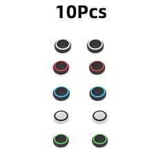 10PCS Non-slip Silicone Analog Joystick Thumbstick Thumb Stick Grip Caps Cases For Switch2 PS3 PS4 PS5 Xbox Steamdeck Controller
