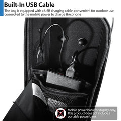 حقيبة ملحقات سكوتر كهربائي NEWBOLER 3 لتر/5 لتر حقيبة مركبة كهربائية مع منفذ USB حقيبة أمامية مقاومة للماء حقيبة دراجة