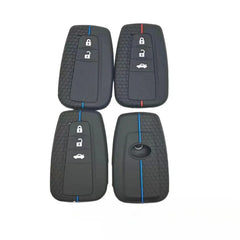 For Toyota Prius Camry Corolla Avalon CHR RAV4 Land Cruiser Prado Silicone Car Key Cover Accessories Rubber Case Protector Shell