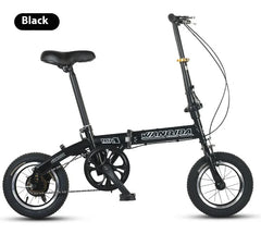 Cycling City Mini Folding Bicycle 12 Small Bike For Male And Female Students Portable Ultra Light Transmission Disc Brakes
