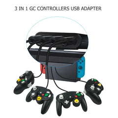 4 Ports Game Converter for GameCube GC Controller USB Adapter for Nintend Switch NGC/Wii u/PC Star Fighting Support Dropshipping