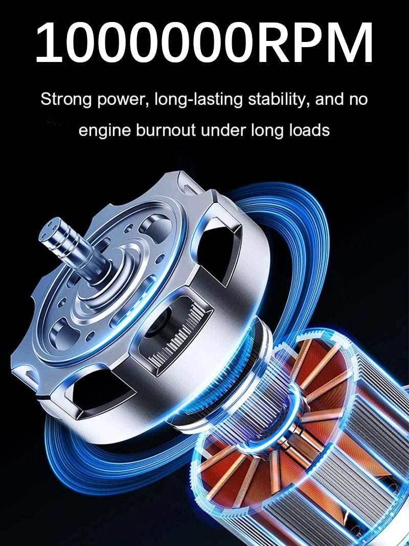 Xiaomi 2in1 Violent Fan 1000000RPM Super Powerful Air Blower Vacuum Blowing Suction For Dust Cleaner Brushless Turbo Strong Wind