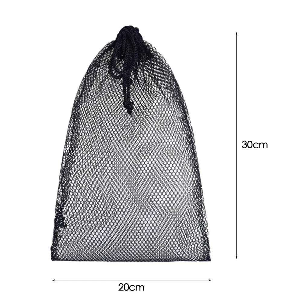 Durable Nylon Mesh Drawstring Bag Multi Purpose Outdoor Travel Stuff Sack Storage Bag Camping Bottle Pot Pan Carrier Pouch